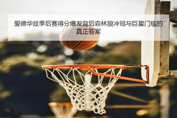 爱德华兹季后赛得分爆发背后森林狼冲冠与巨星门槛的真正答案